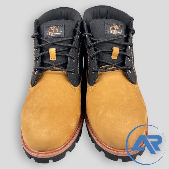 Timberland Premium Mid Lace-Up Chukka Wheat Black Size 12 Boots TBOA431H754 - Picture 3 of 7